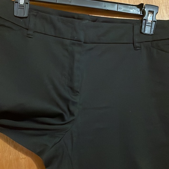•NEW YORK & COMPANY• BLACK STRETCH HIGH WAISTED CROPPED TROUSERS SIZE 10 EUC - Picture 6 of 11
